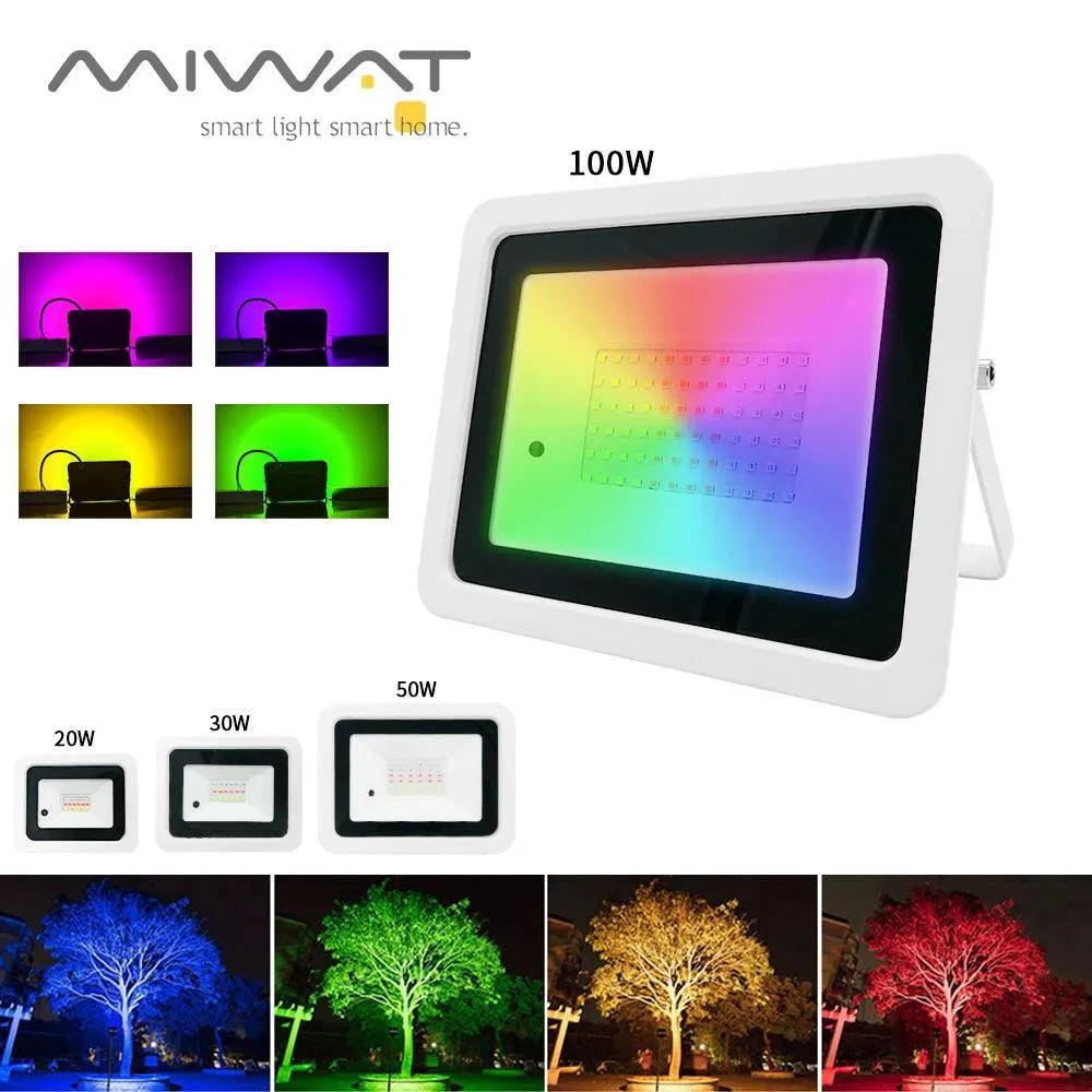 Dynamic RGB Outdoor Flood Light: Illuminate Garden and Events with Colors