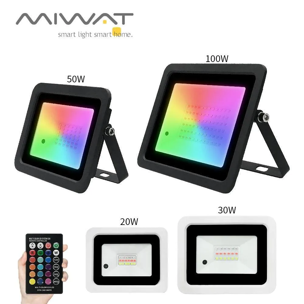 Dynamic RGB Outdoor Flood Light: Illuminate Garden and Events with Colors