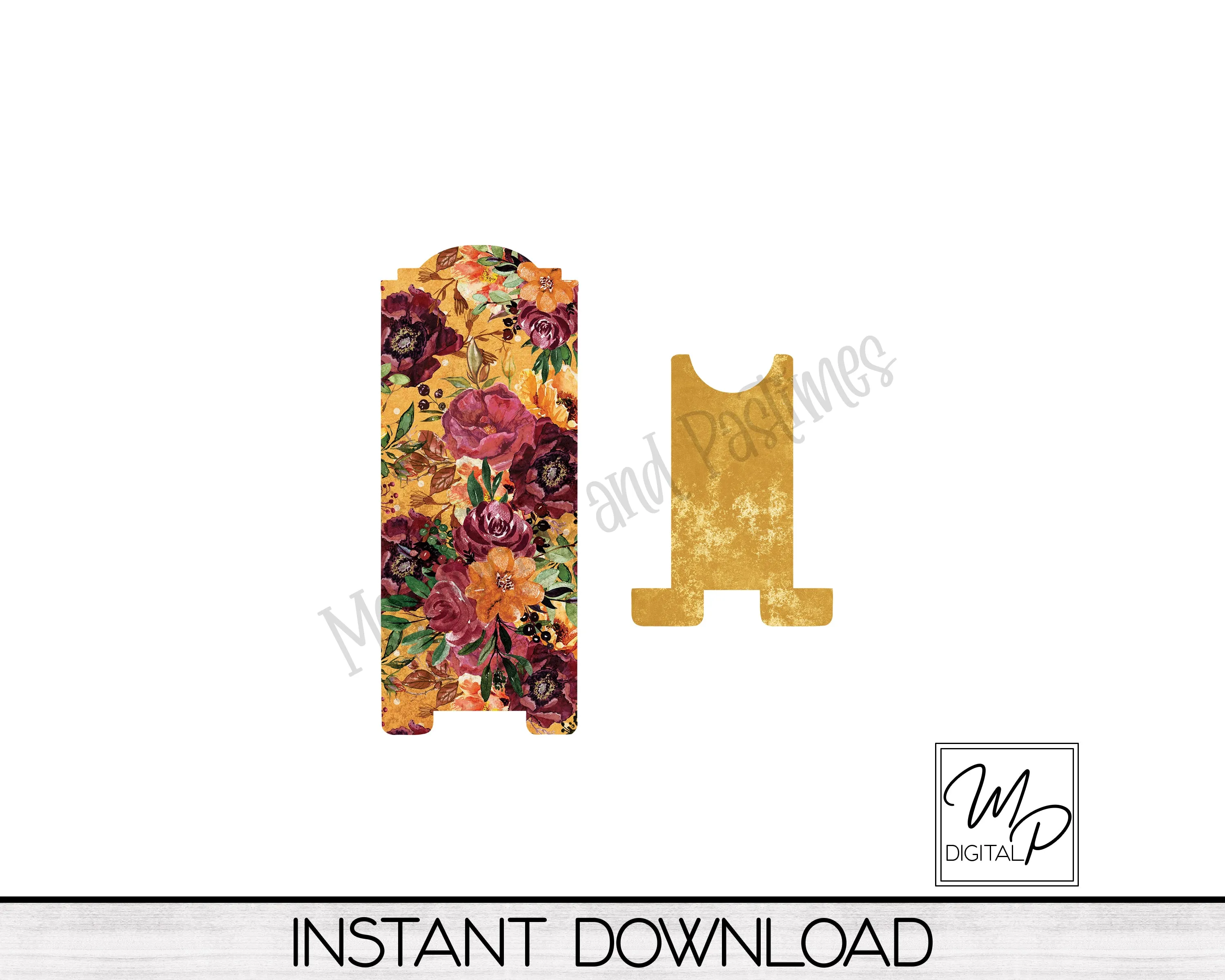 Fall Cell Phone Stand PNG Digital Design for Sublimation, Digital Download