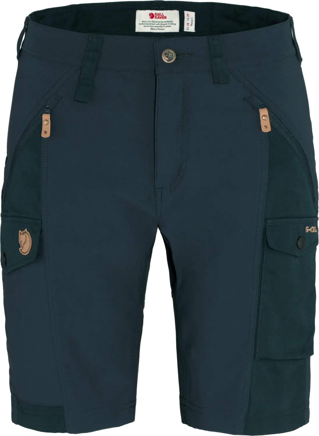 Fjällräven Women&#x27;s Nikka Shorts Curved Dark Navy | Buy Fjällräven Women&#x27;s Nikka Shorts Curved Dark Navy here | Outnorth