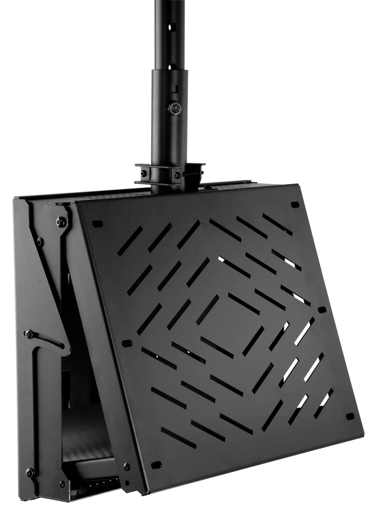 Flat/Tilt Wall or Ceiling Mount with Media Device Storage for 26" to 60" Displays