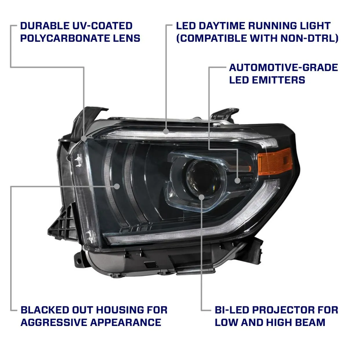 Form LED Projector Headlights for Tundra (2014-2021)