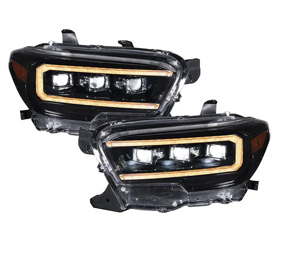 Form Lighting Sequential LED Projector Headlights with Amber DRL | 2023-2016 Toyota Tacoma