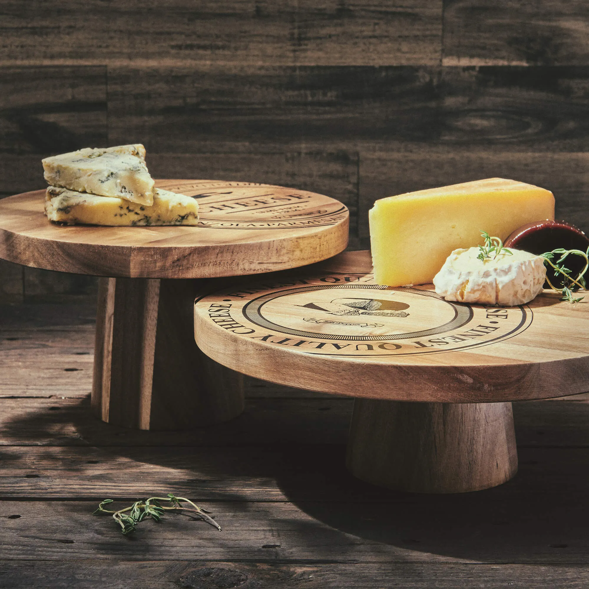 Fromage Serving Stands - 2 Piece