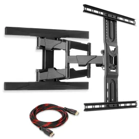 Full Motion Swivel TV Mount 42-70" Screen w/ 10' HDMI Cable Full Motion Swivel TV Mount 42-70" Screen w/ 10' HDMI Cable