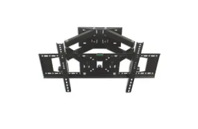Full Motion TV Bracket for 32" - 70" Screens, 100lbs Capacity, Tilt & Swivel Design