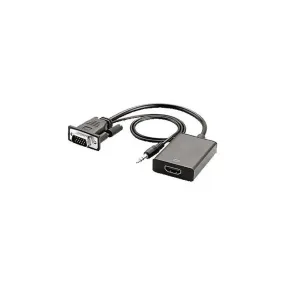 Gbc Konelco VGA-USB/HDMI Converter - Black | 443642