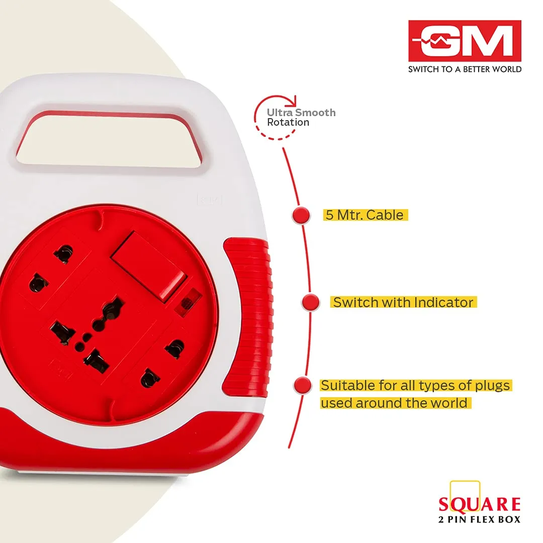 GM Modular 3040-Square 2 Pin Flex Box, 5 Meter,Red and White