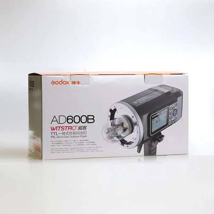Godox 2 x AD600B Witstro TTL 2.4GHz Studio Flash Strobe Light & Stand Kit with X2 Trigger (Bowens) - Bundle