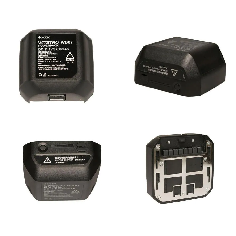 Godox 2 x AD600B Witstro TTL 2.4GHz Studio Flash Strobe Light & Stand Kit with X2 Trigger (Bowens) - Bundle