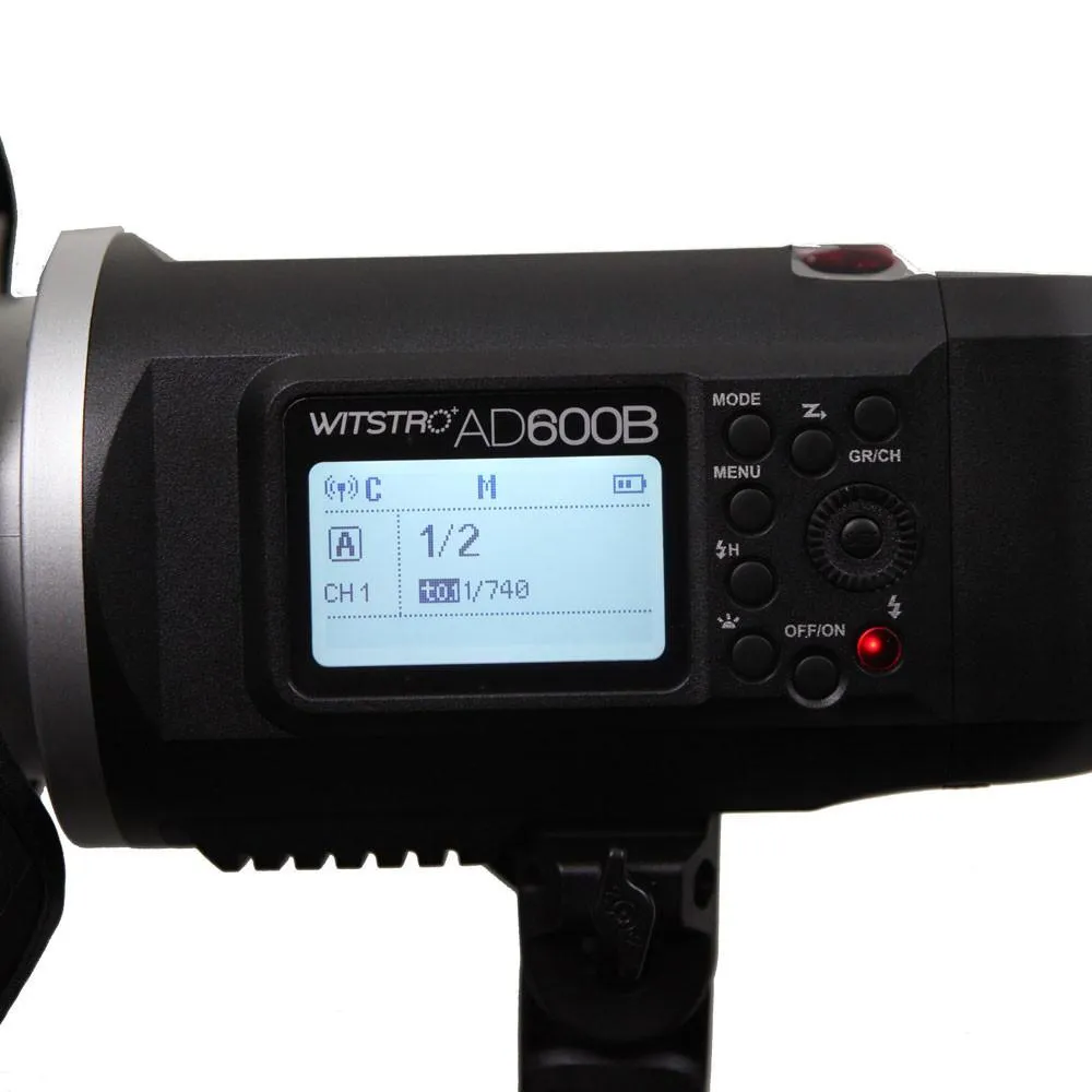 Godox 2 x AD600B Witstro TTL 2.4GHz Studio Flash Strobe Light & Stand Kit with X2 Trigger (Bowens) - Bundle
