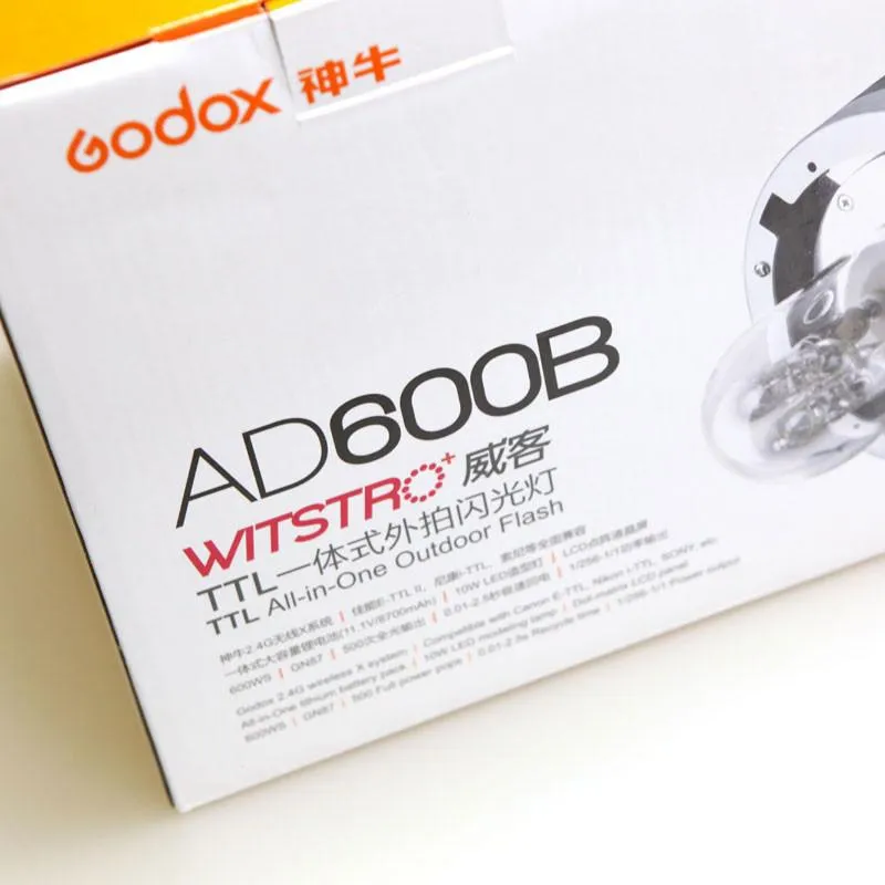 Godox 2 x AD600B Witstro TTL 2.4GHz Studio Flash Strobe Light & Stand Kit with X2 Trigger (Bowens) - Bundle