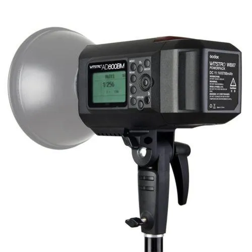 Godox 2 x AD600BM Witstro 2.4GHz Manual Strobe Light & Stand Kit with X2 trigger (Bowens) - Bundle