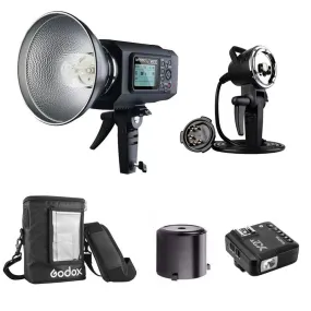 Godox AD600B Witstro TTL 2.4GHz Studio Flash Strobe Complete Kit (Bowens Mount) - Bundle