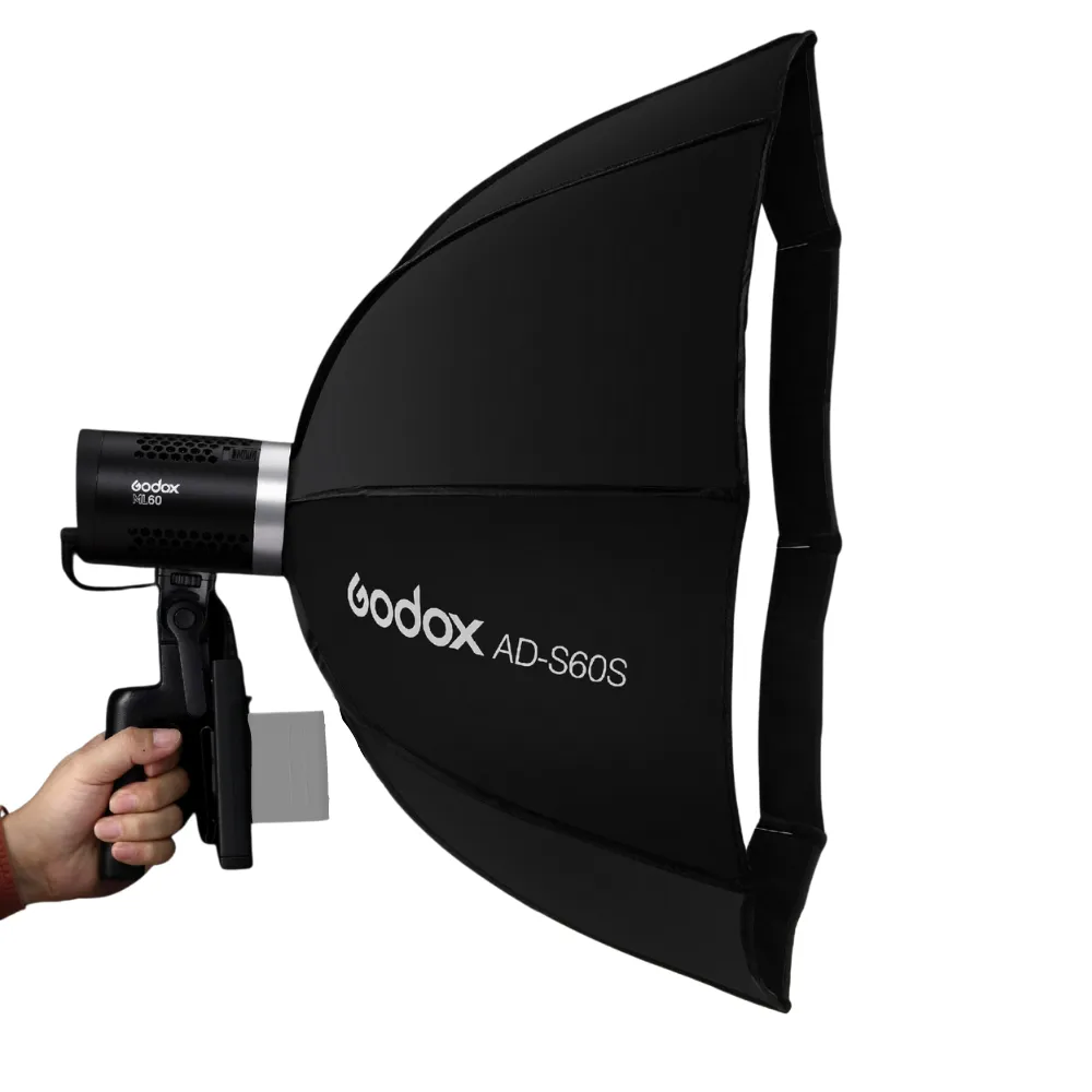 Godox ML60 Portable Continuous LED Light Starter Kit with Softbox and Stand - Bundle
