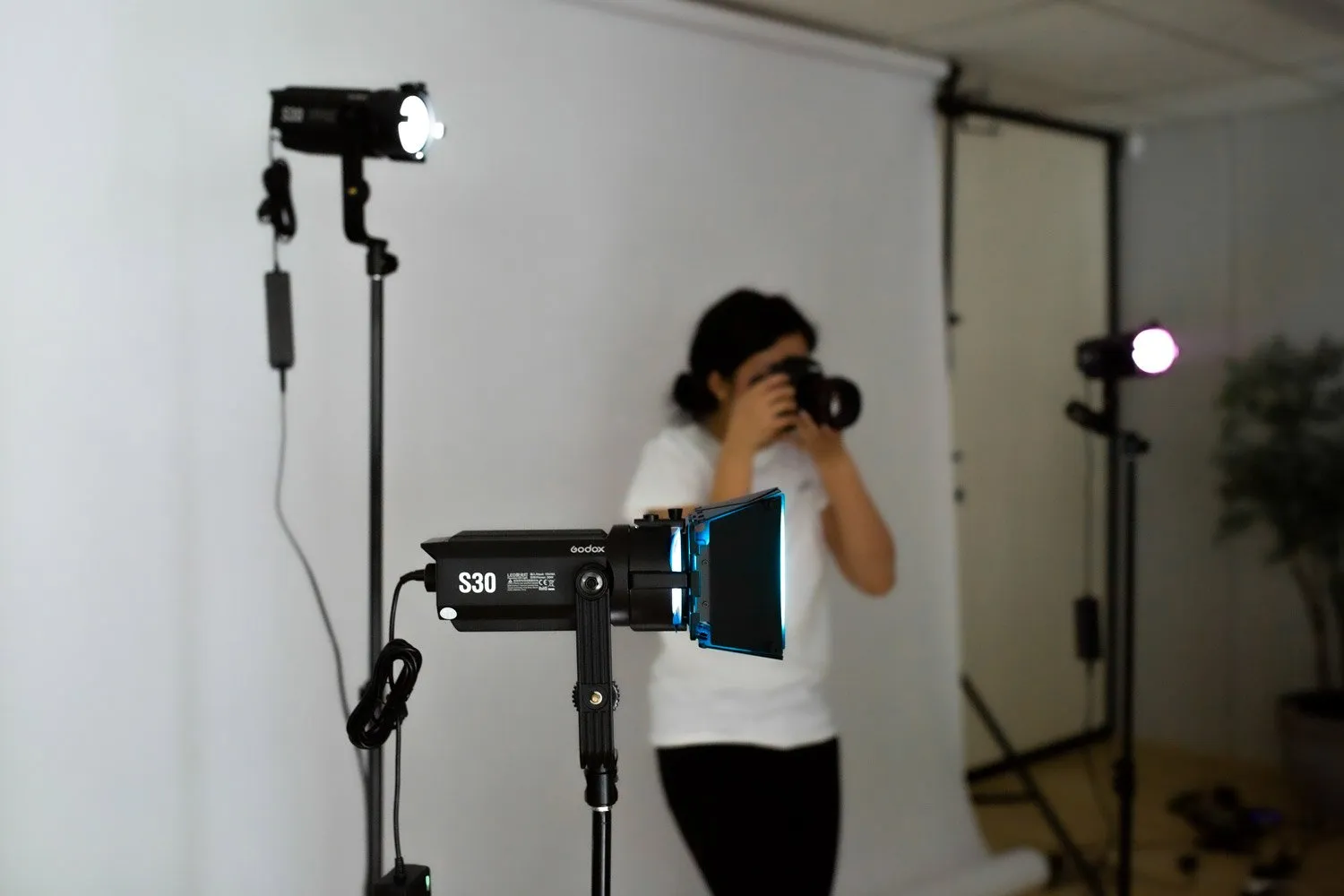 Godox S30-D Focusing LED 3 Point Lighting Kit