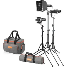 Godox S30-D Focusing LED 3 Point Lighting Kit
