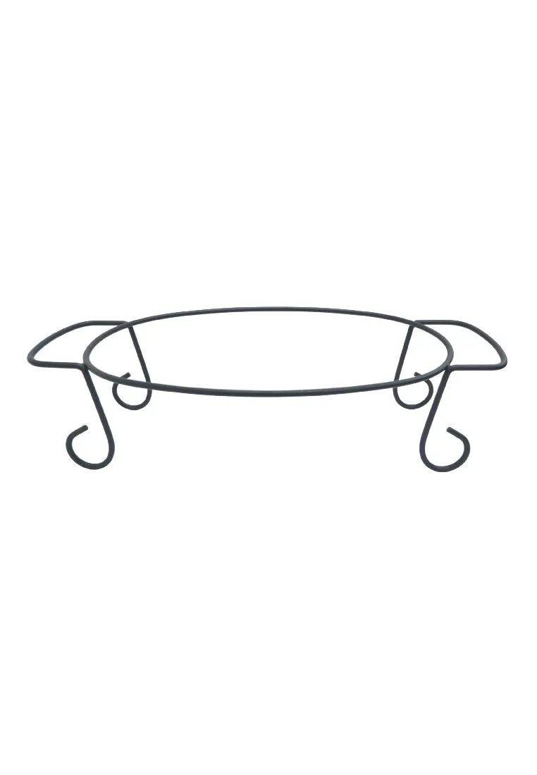 Gracious Dining by Gibson 3 Piece Stoneware Bakeware with Lid and Metal Rack