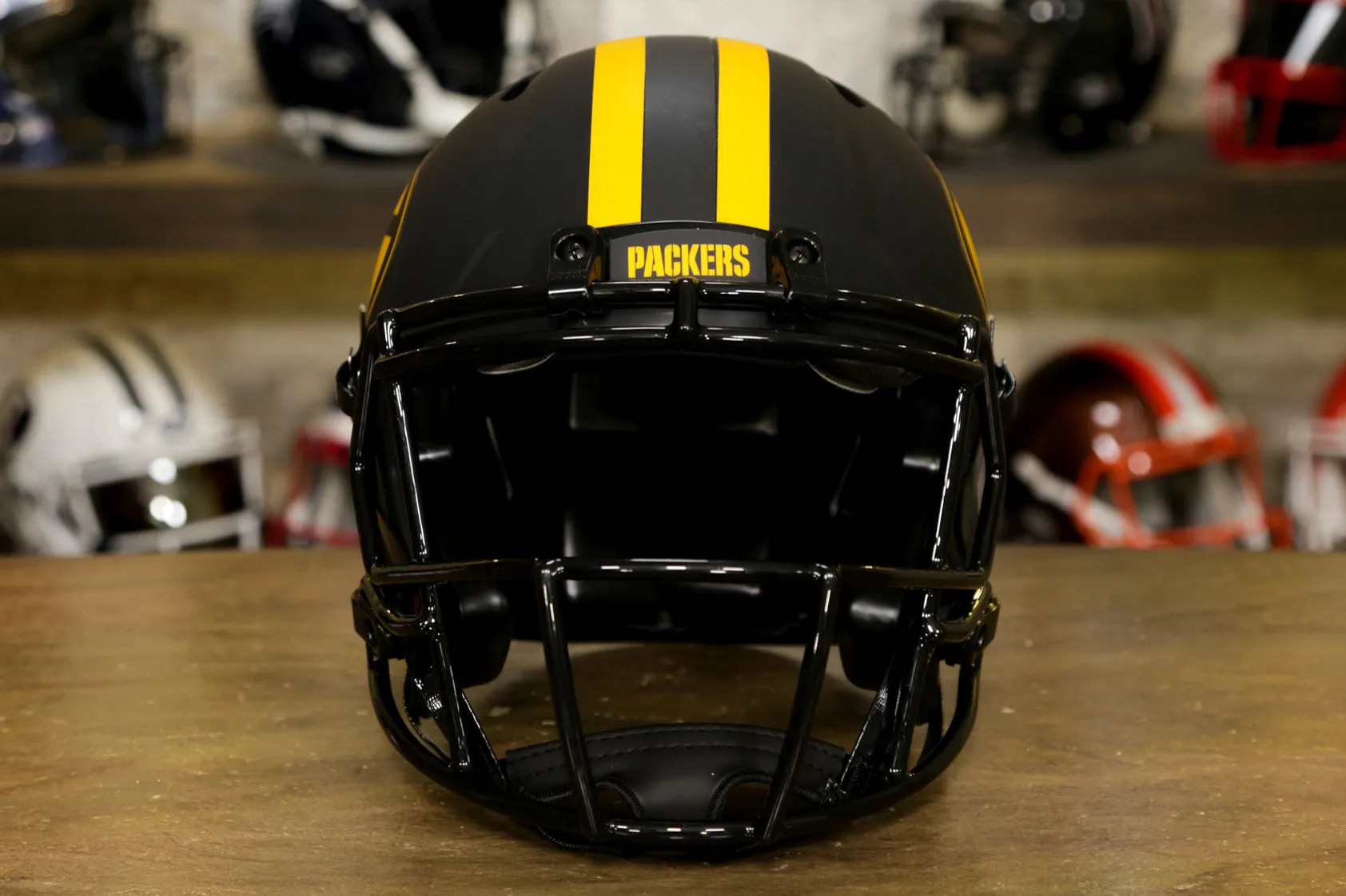Green Bay Packers Riddell Speed Authentic Helmet - Eclipse