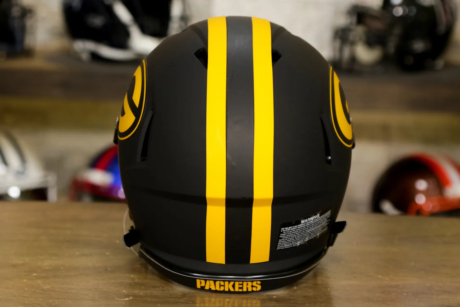Green Bay Packers Riddell Speed Authentic Helmet - Eclipse