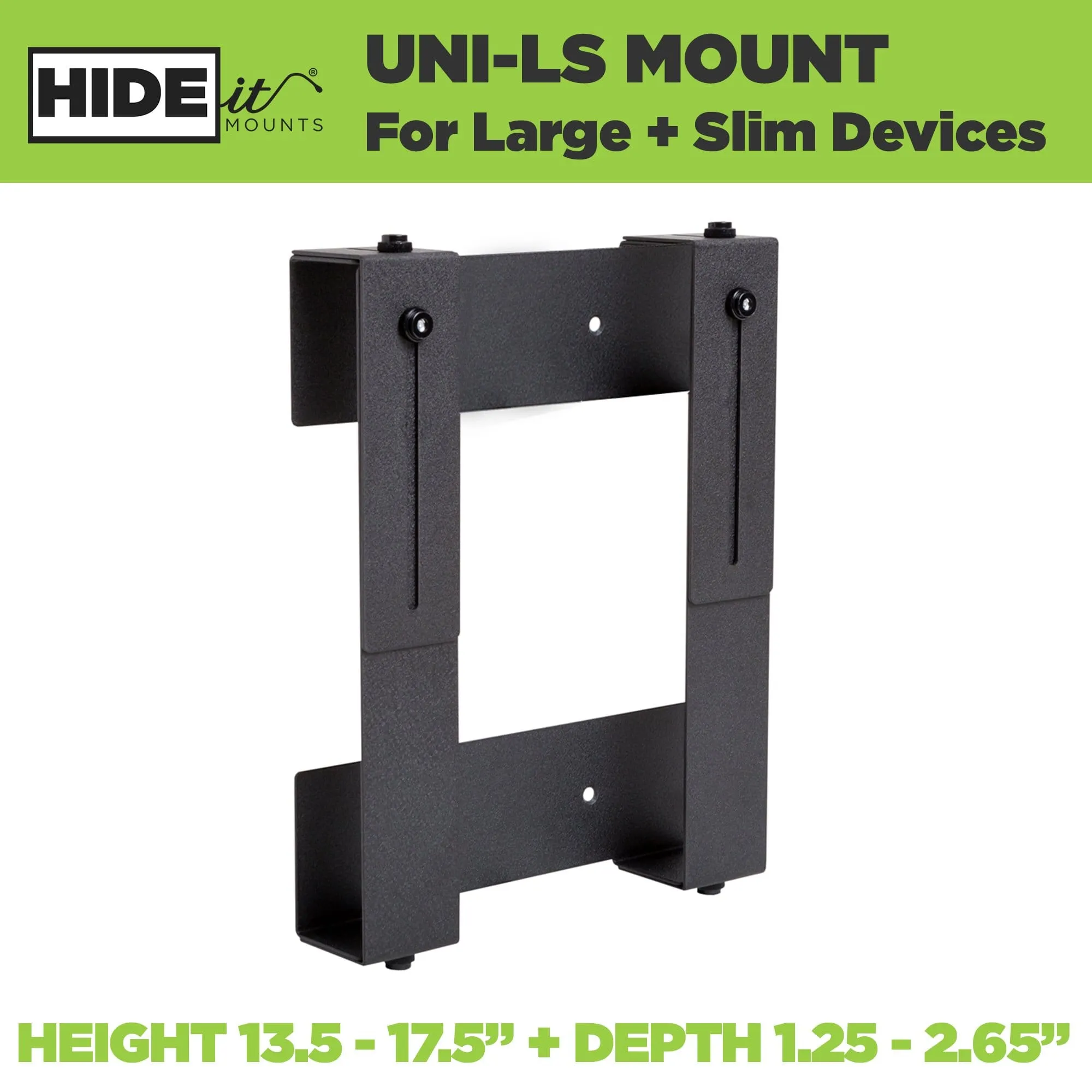 HIDEit Uni-LS | Adjustable Large Slim Device Mount