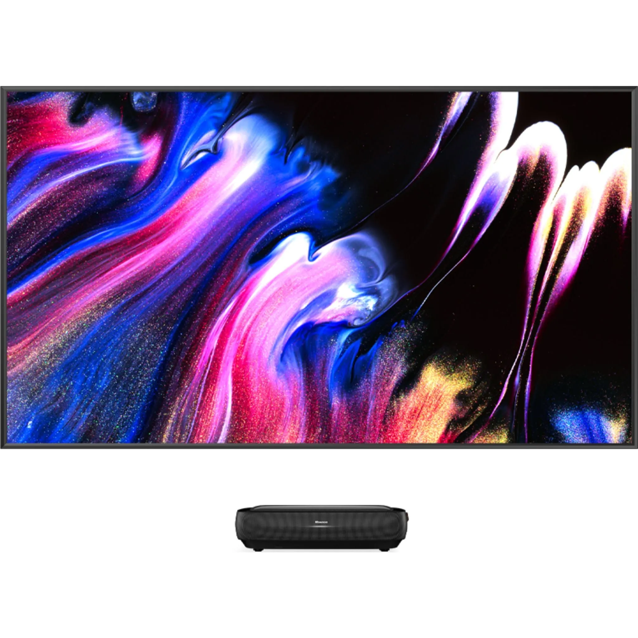 Hisense 100 Laser TV with Screen (100L9G-CINE100A) - Black