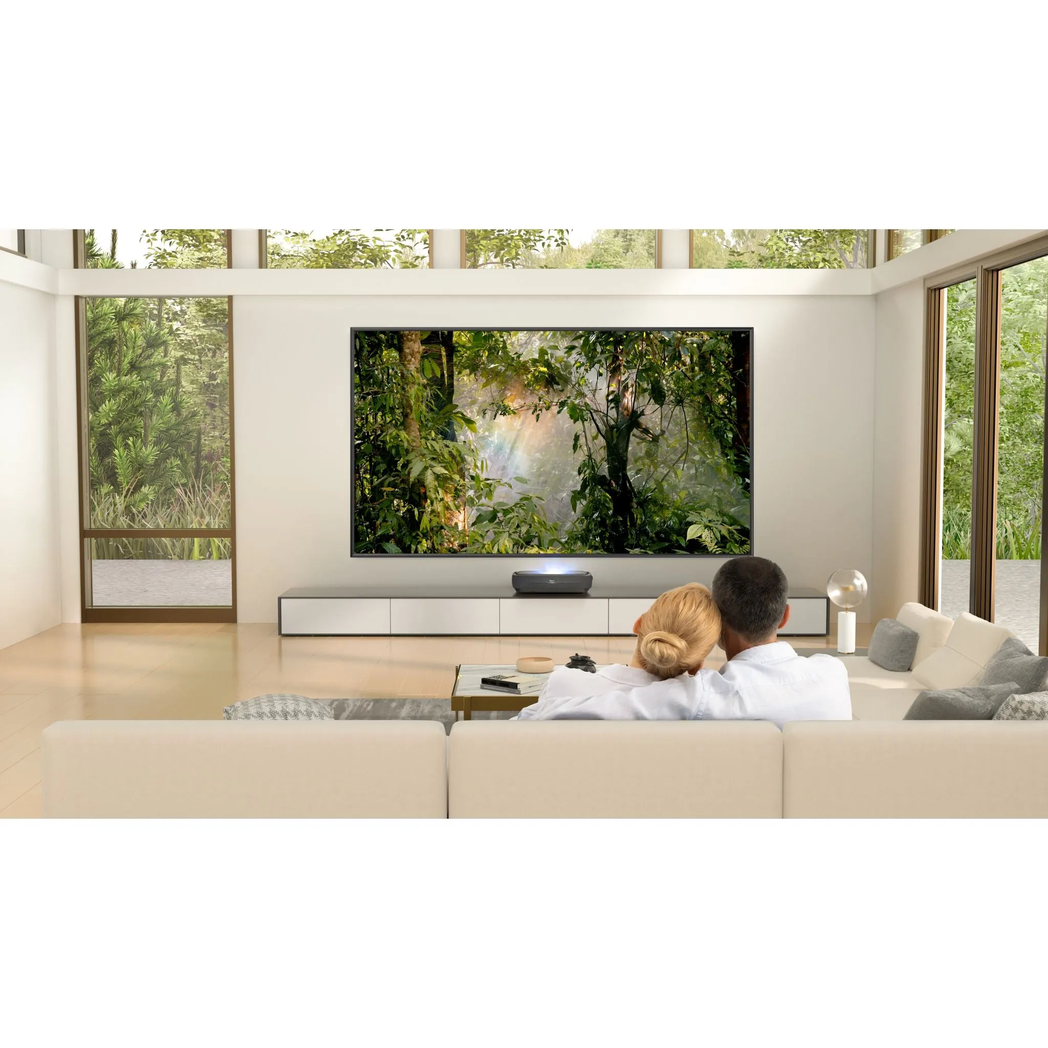 Hisense 100 Laser TV with Screen (100L9H) - Black