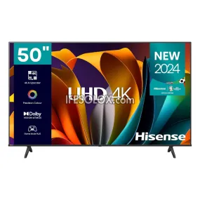 Hisense 50 Inch 50A6N Series Smart 4K UHD LED TV   1 Year Warranty (Free Wall Mount) - Brand New