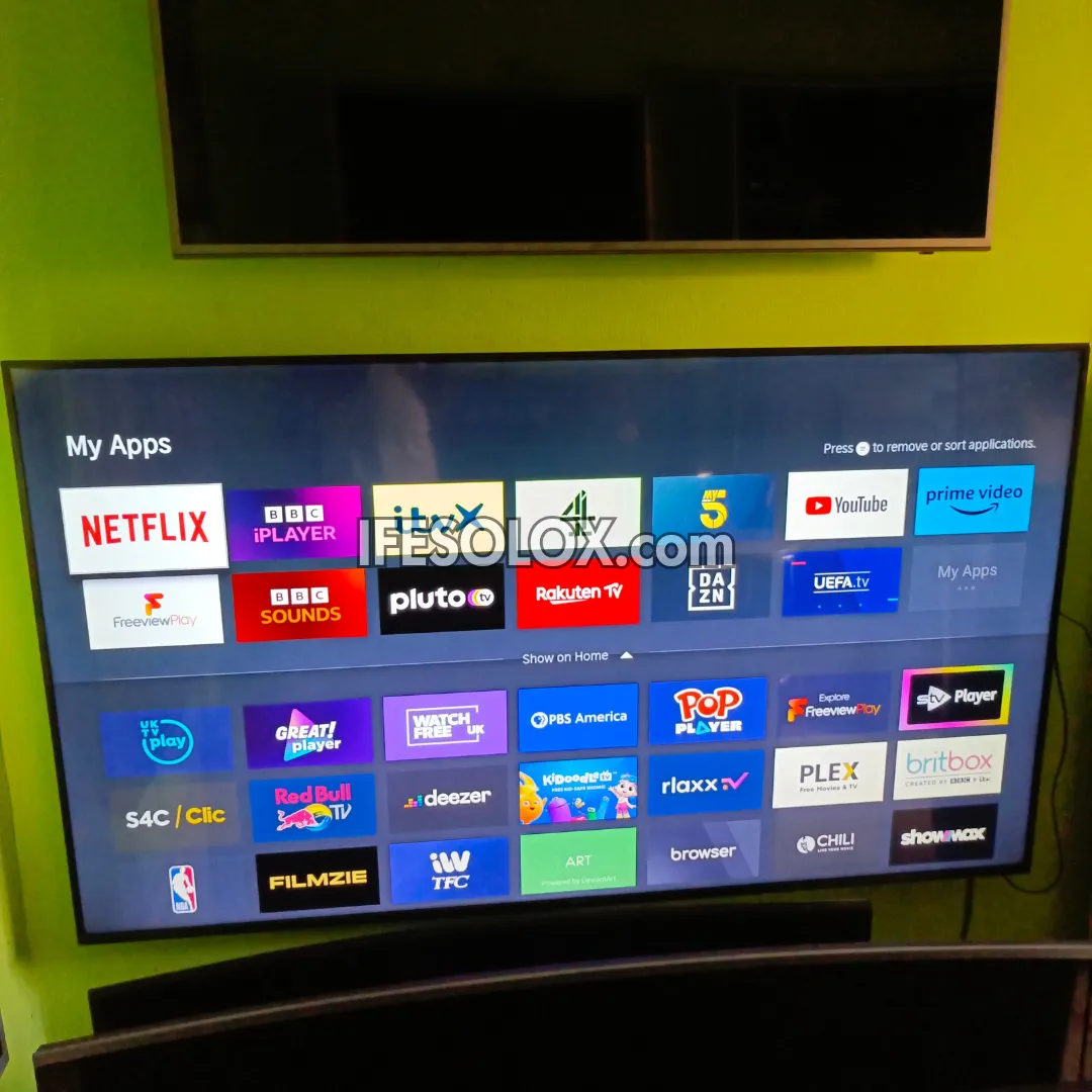 Hisense 75 inch VIDAA Smart 4K UHD LED TV (Built-in WiFi, AnyView) - Foreign Used