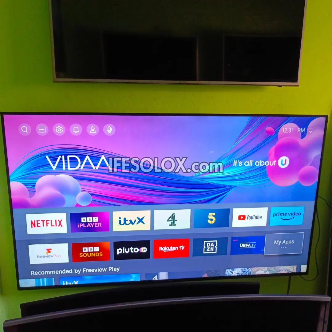 Hisense 75 inch VIDAA Smart 4K UHD LED TV (Built-in WiFi, AnyView) - Foreign Used