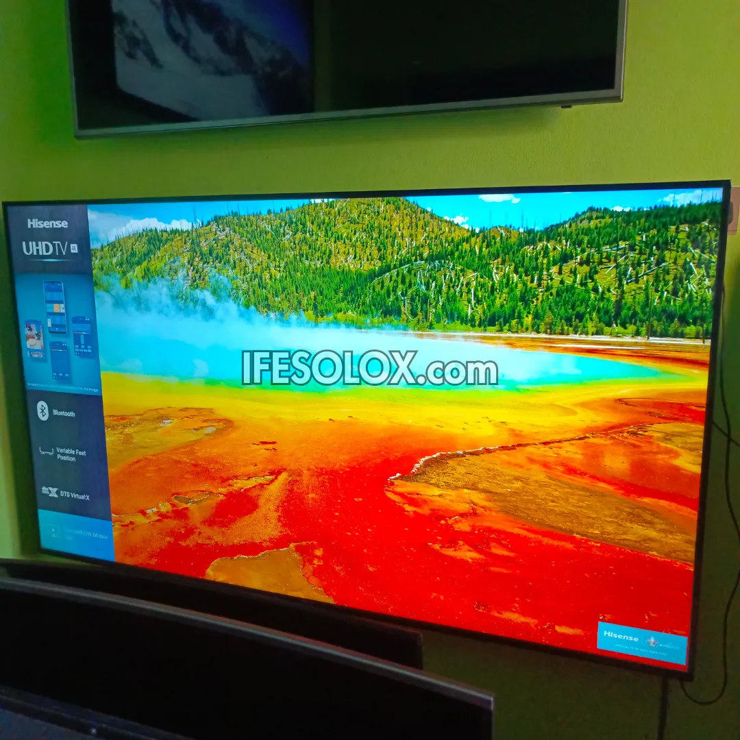 Hisense 75 inch VIDAA Smart 4K UHD LED TV (Built-in WiFi, AnyView) - Foreign Used