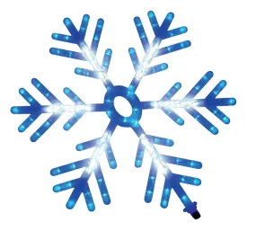 Hometown Holidays 60603 Snowflake Motion, Blue/White Light :EA: QUANTITY: 4