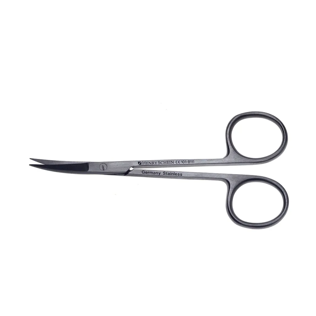 HS Iris Scissors 4" Curved Stiainless Steel Each
