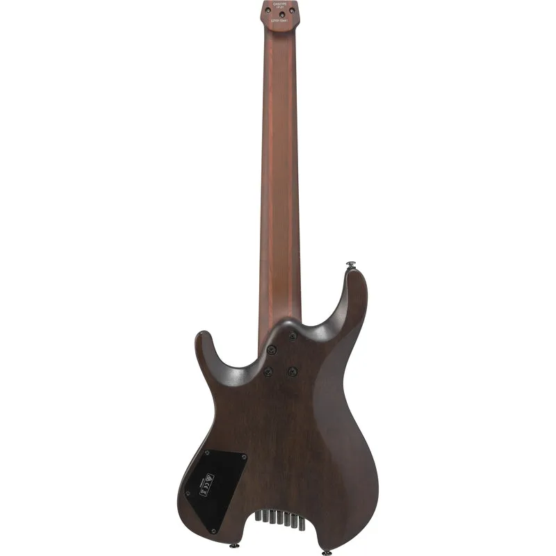 Ibanez QX527PBABS 7 String Headless Electric Guitar (Antique Brown Stained)