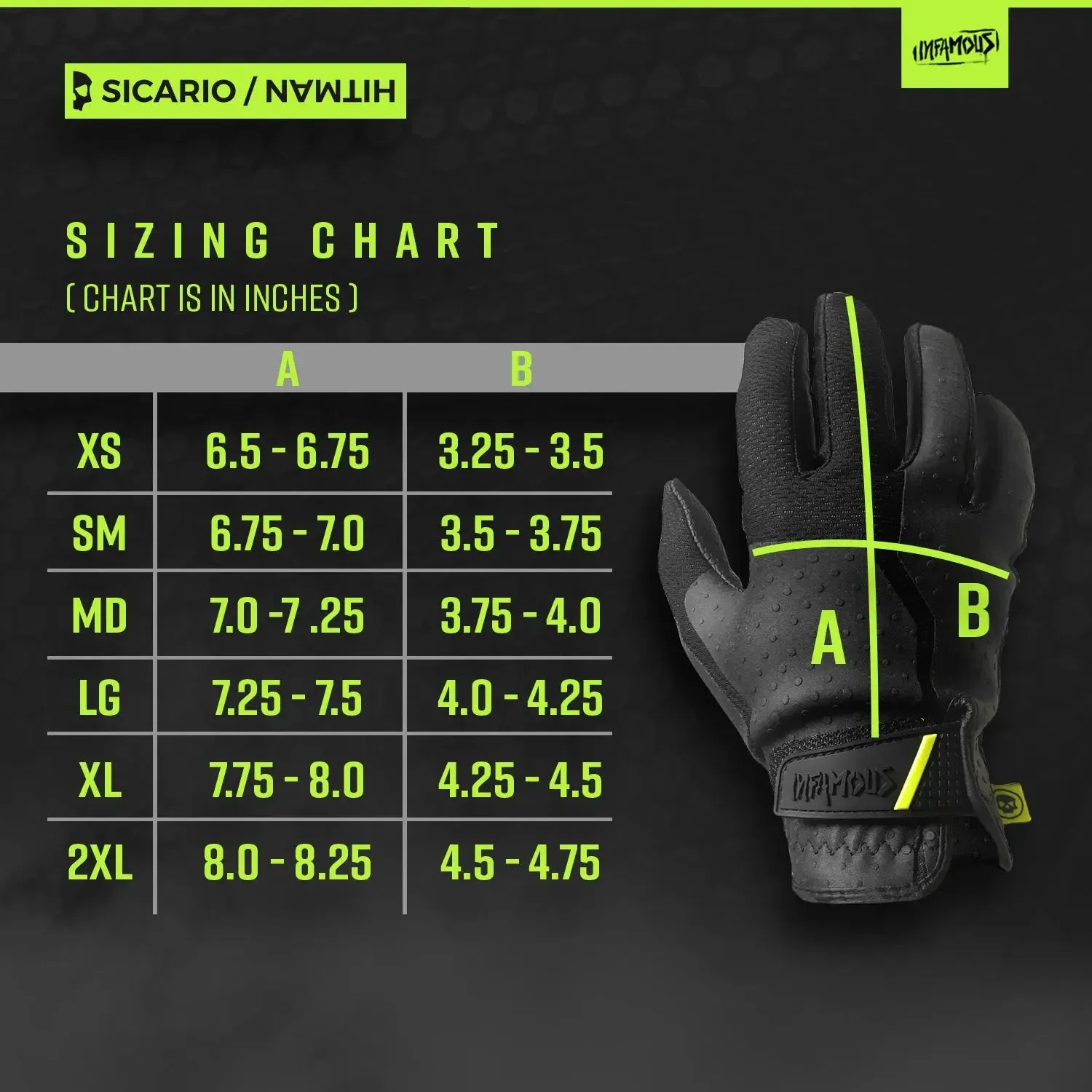 INFAMOUS™ PRO DNA SICARIO GLOVES