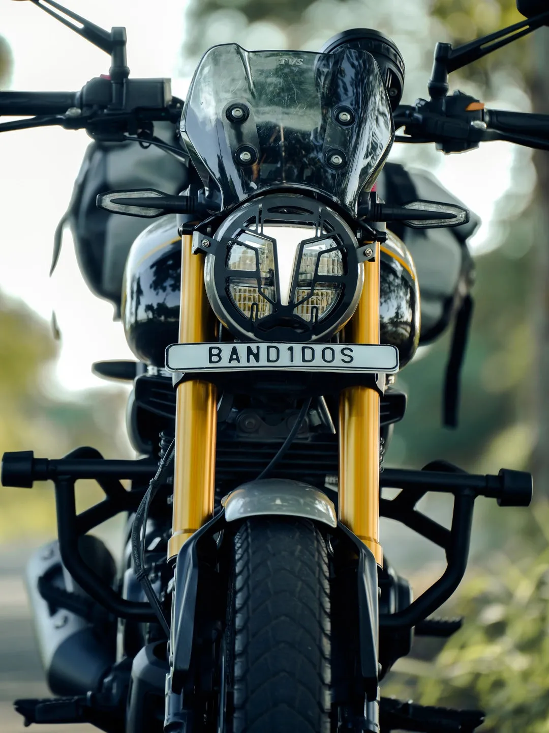 JB TVS Ronin Headlight Grill