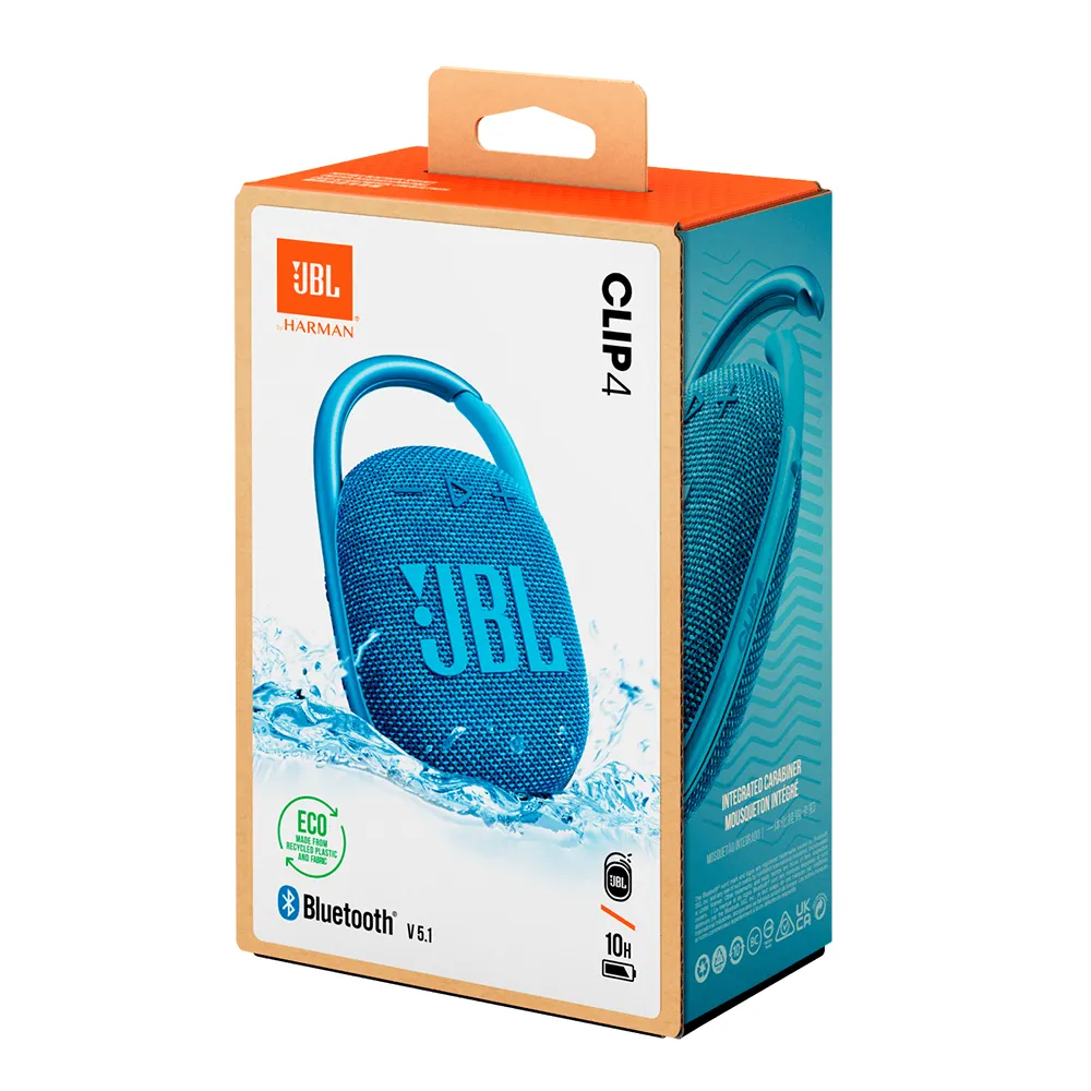 JBL Clip 4 Eco Waterproof Portable Bluetooth Speaker