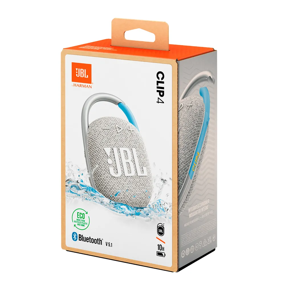 JBL Clip 4 Eco Waterproof Portable Bluetooth Speaker