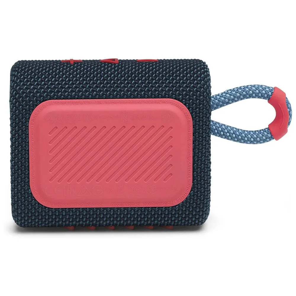 JBL Go 3 Waterproof Portable Bluetooth Speaker