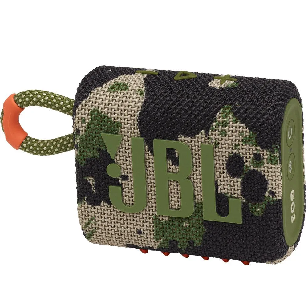 JBL Go 3 Waterproof Portable Bluetooth Speaker