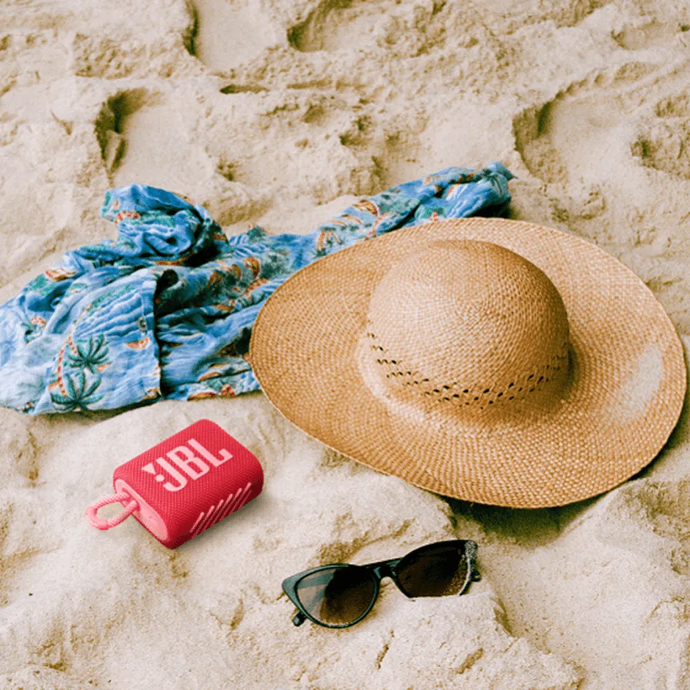 JBL Go 3 Waterproof Portable Bluetooth Speaker
