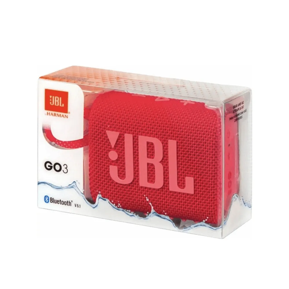 JBL Go 3 Waterproof Portable Bluetooth Speaker