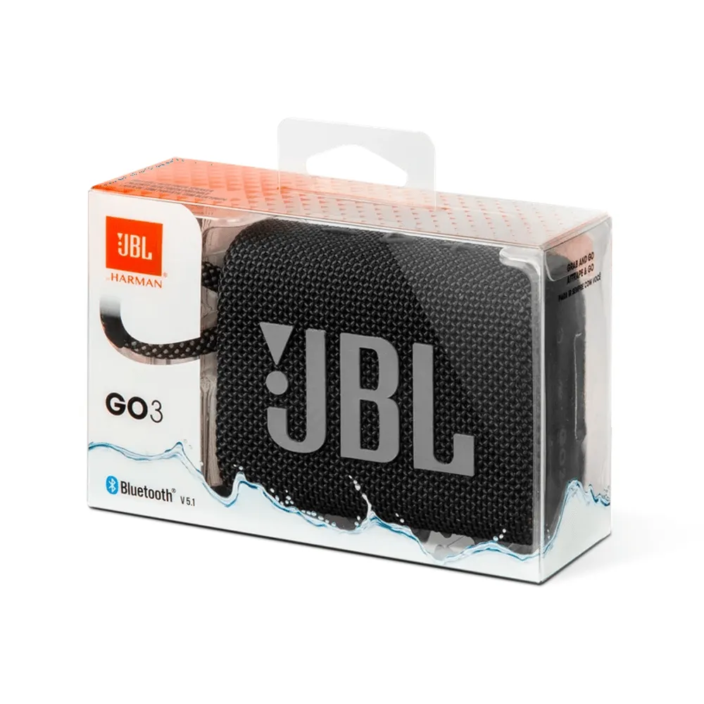 JBL Go 3 Waterproof Portable Bluetooth Speaker
