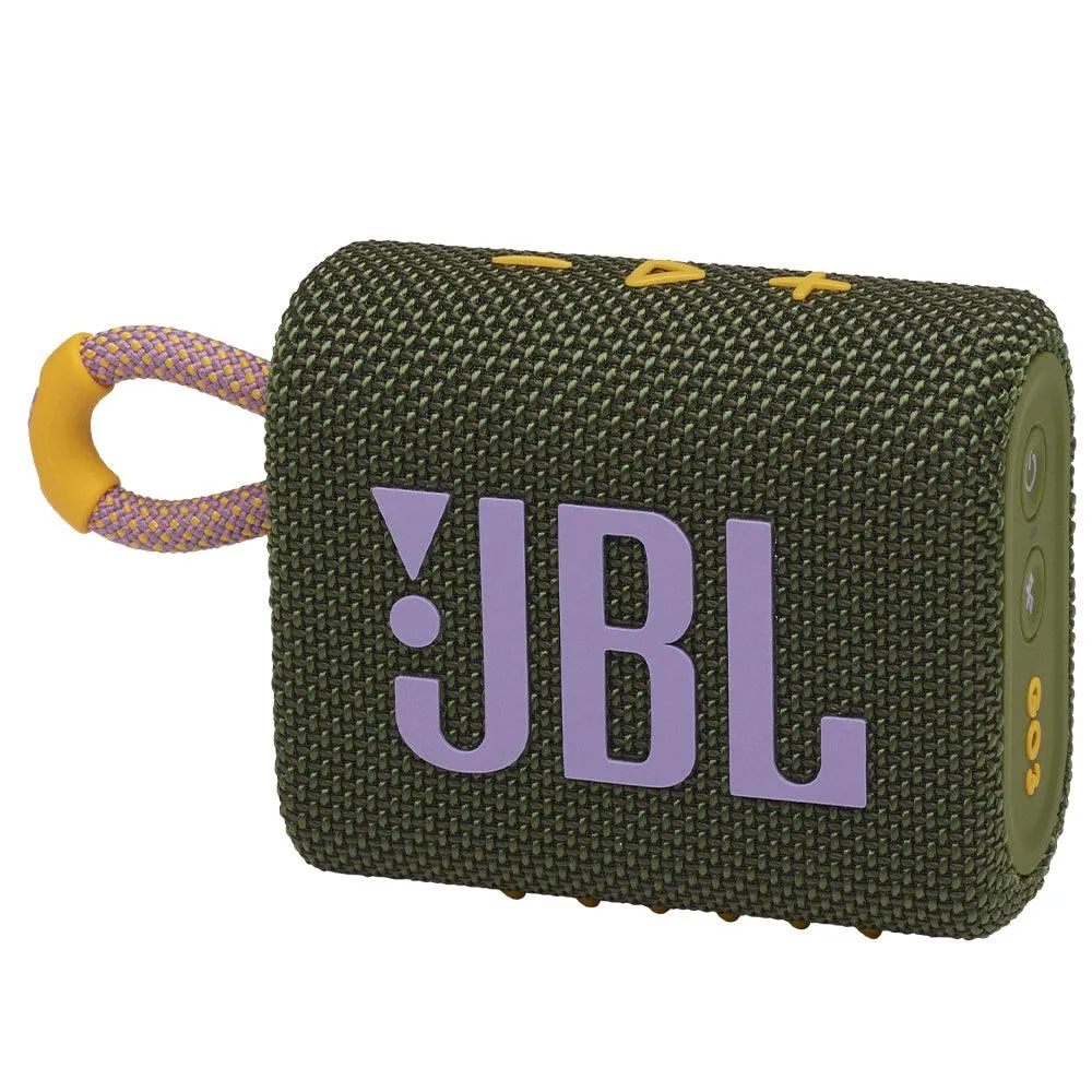 JBL Go 3 Waterproof Portable Bluetooth Speaker
