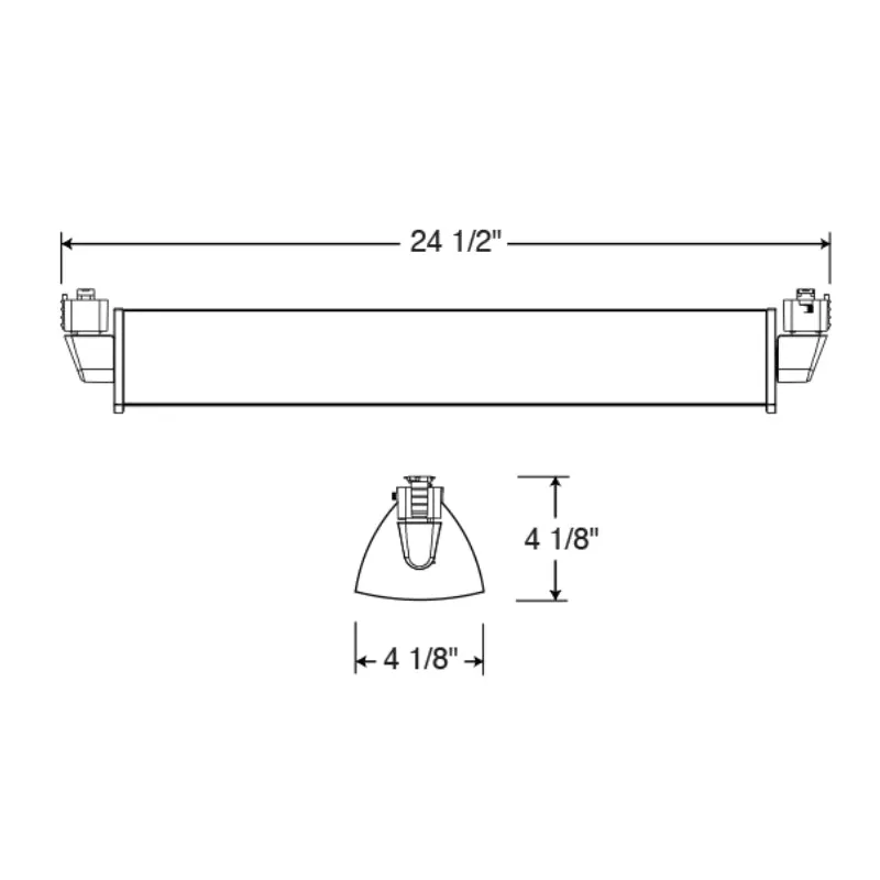 Juno Trac-Master T257L 70W LED Wall Wash/Flood Track Light