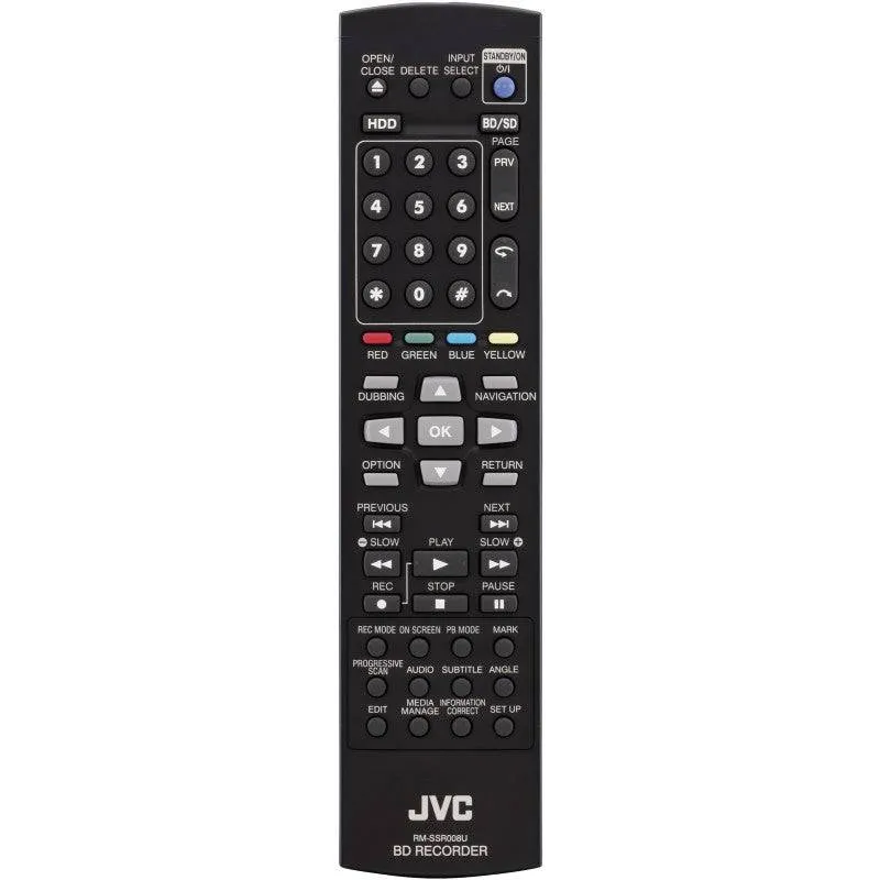 JVC SR-HD1500US Blu-ray Disc &amp; HDD Recorder USED