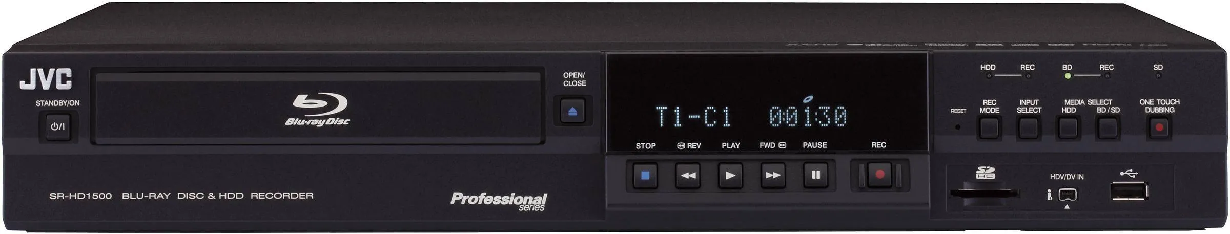 JVC SR-HD1500US Blu-ray Disc &amp; HDD Recorder USED