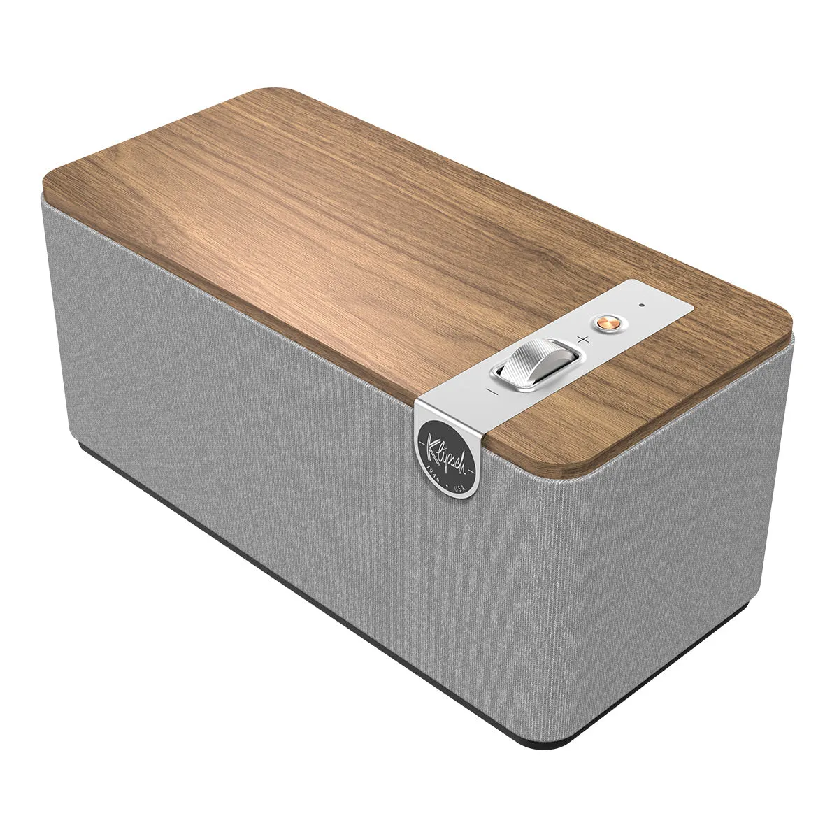 Klipsch The One Plus Premium Bluetooth 5.3 Speaker (Walnut)