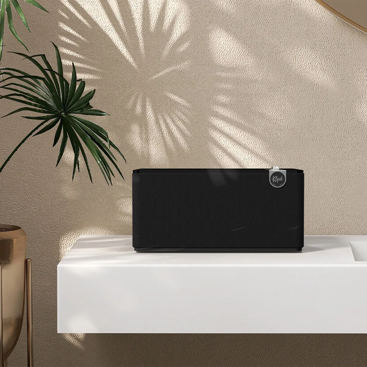 Klipsch The Three Plus Premium Bluetooth Speaker with Phono and Optical Inputs (Matte Black)