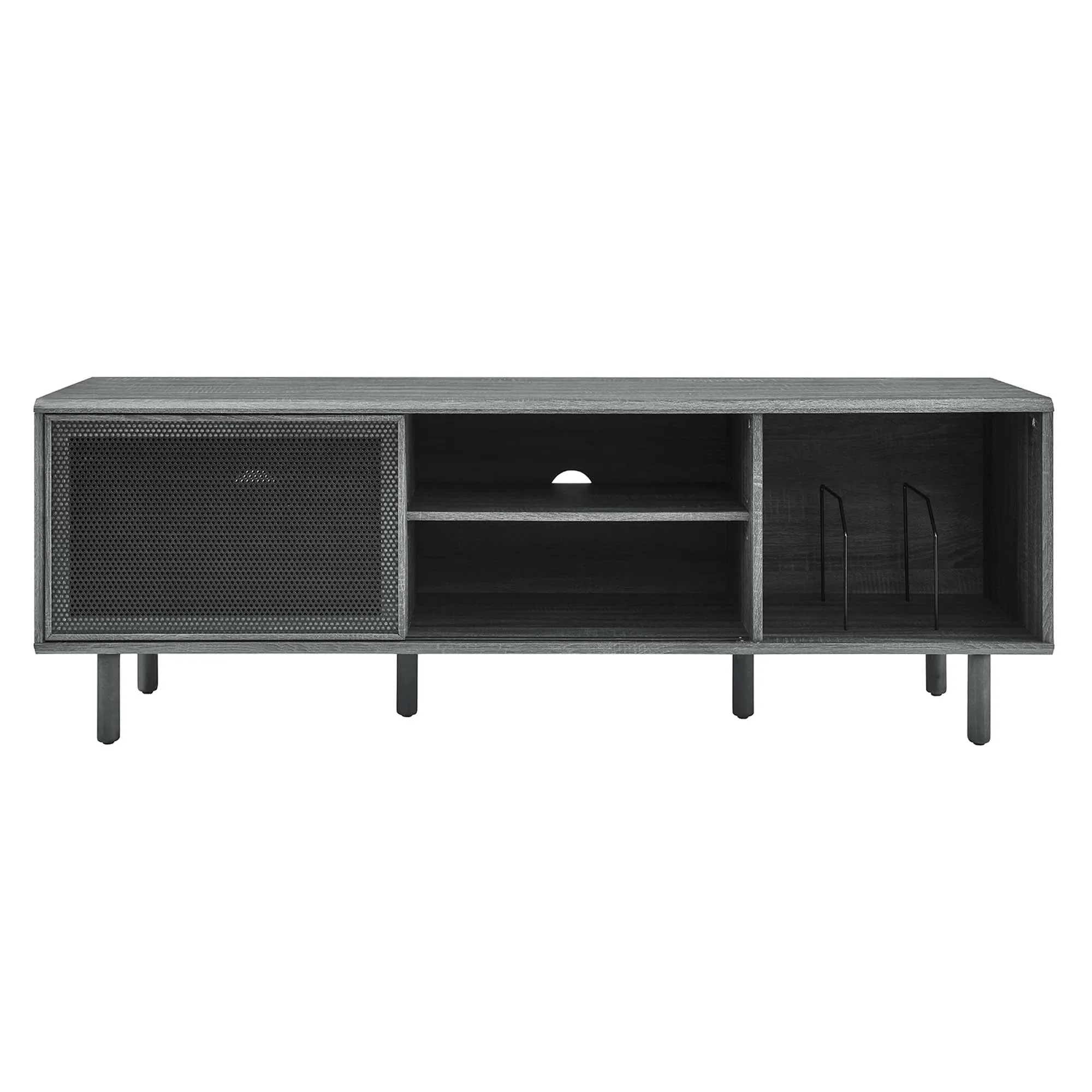 Kurtis 67" TV and Vinyl Record Stand by Modway